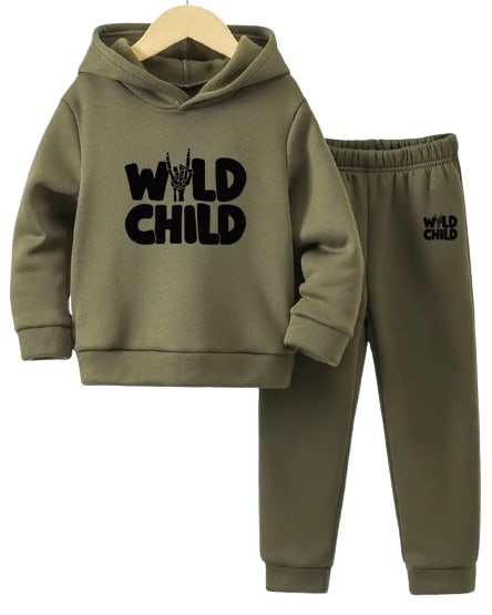 Wild child fleece set