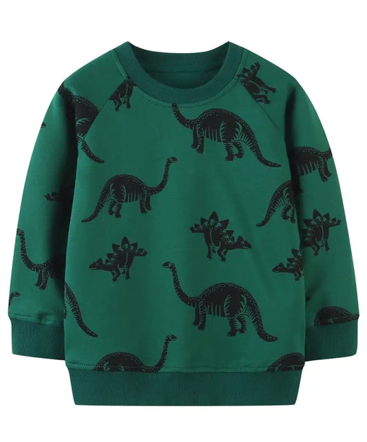 Green Dino sweater