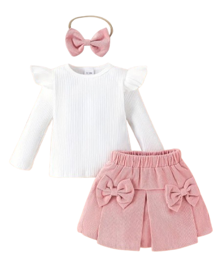 Rosie Bow Skirt Set