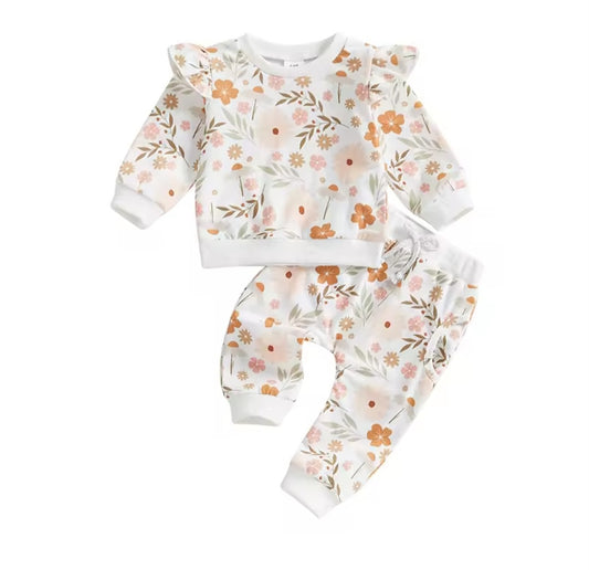 Spring blossom floral set