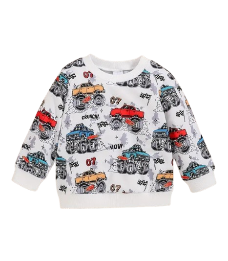 Monster truck sweater